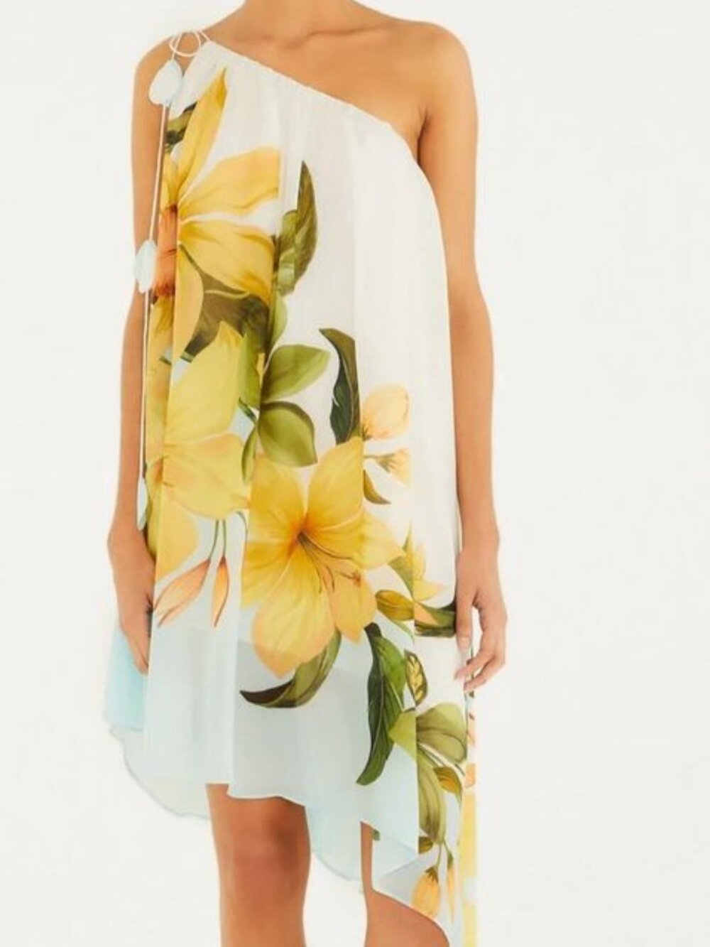 FARM Rio Vestido Midi Estampado Floral Samanta - Like New